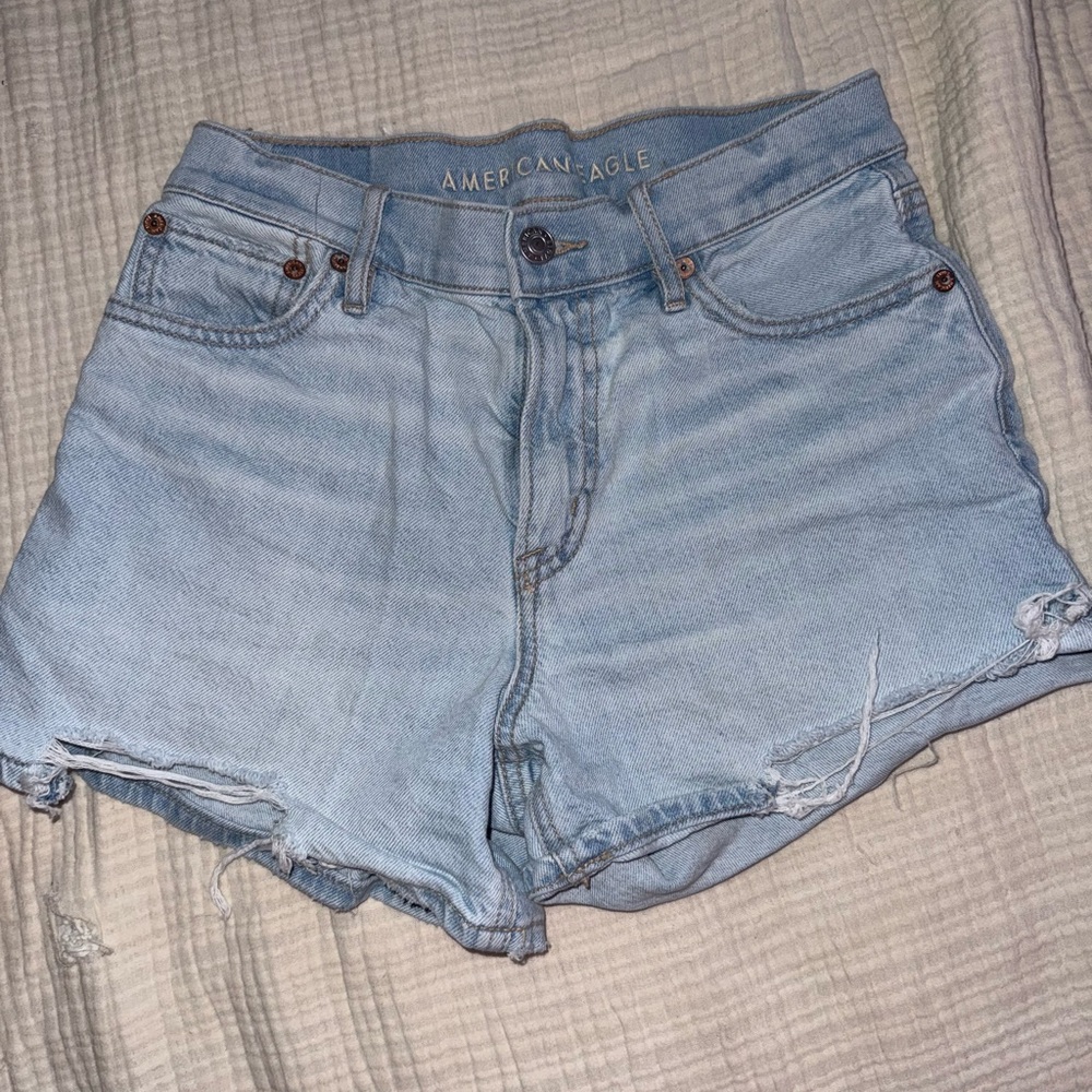 American Eagle Outfitters Light Blue Denim Shorts